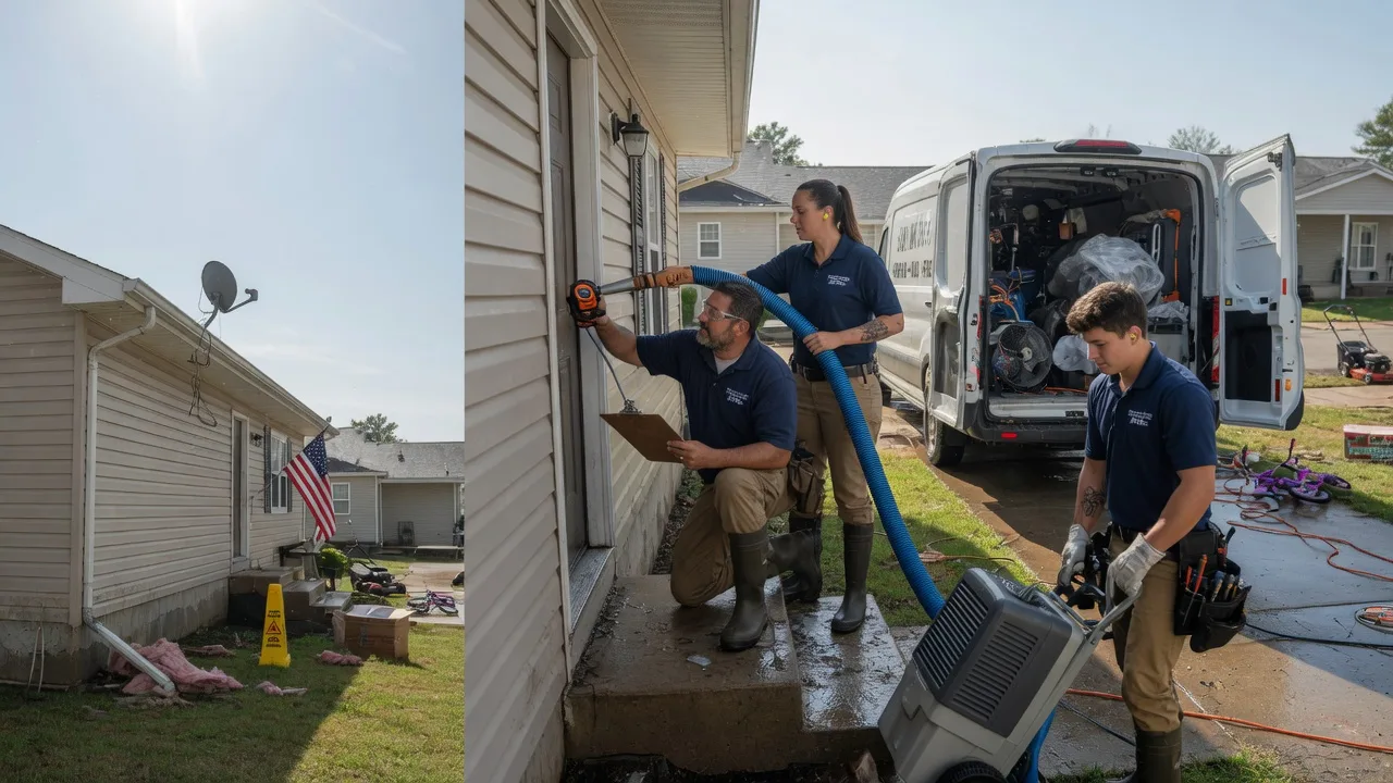 Ceiling Water Damage Restoration in Henderson, IL near me